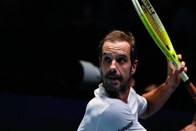UTS Hong Kong 2025 Day 2 French Tennis Player Richard Gasquet during a match at UTS Hong Kong on October 15, 2025 in Hong Kong. (Photo by Vernon Yuen Nexpher Images)