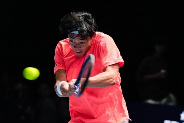 UTS Hong Kong 2025 Day 2 Hong Kong Tennis Player Coleman Wong during a match at UTS Hong Kong on October 15, 2025 in Hong Kong. (Photo by Vernon Yuen Nexpher Images)