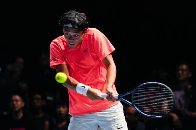 UTS Hong Kong 2025 Day 2 Hong Kong Tennis Player Coleman Wong during a match at UTS Hong Kong on October 15, 2025 in Hong Kong. (Photo by Vernon Yuen Nexpher Images)