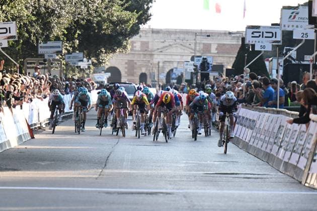 15-10-2025 Giro Del Veneto; 2025, Uae Team Emirates - Xrg; 2025, Uno X Mobility; Sivakov, Pavel; Abrahamsen, Jonas; Verona; 