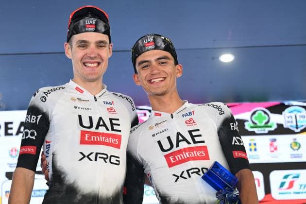 15-10-2025 Giro Del Veneto; 2025, Uae Team Emirates - Xrg; Del Toro Romero, Isaac; Sivakov, Pavel; Verona; 