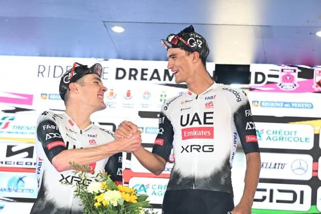 15-10-2025 Giro Del Veneto; 2025, Uae Team Emirates - Xrg; Del Toro Romero, Isaac; Sivakov, Pavel; Verona; 