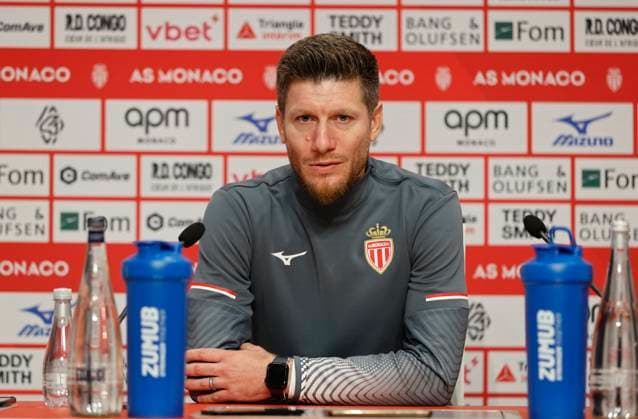 La Turbie, France October 14, 2025 AS Monaco Football Club team training at the Headquarter with new Belgian Head Coach Sebastien Pocognoli Mandoga Media Germany AS Monaco Football Club team training at the Headquarter