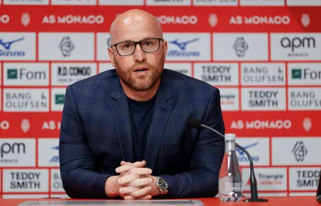 La Turbie, France October 14, 2025 AS Monaco Football Club team Press Conference at the Headquarter with Sporting Director Thiago Scuro Mandoga Media Germany AS Monaco Football Club team training at the Headquarter