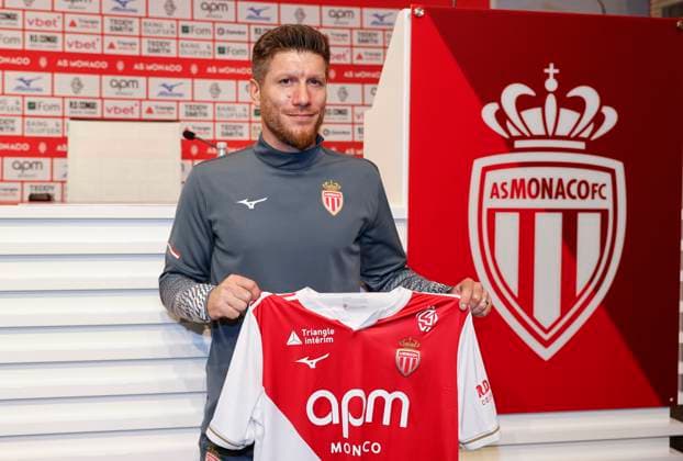 La Turbie, France October 14, 2025 AS Monaco Football Club Press Conference at the Headquarter with new Belgian Head Coach Sebastien Pocognoli Mandoga Media Germany AS Monaco Football Club team training at the Headquarter