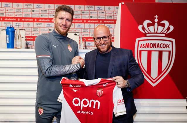 La Turbie, France October 14, 2025 AS Monaco Football Club Press Conference with new Belgian Head Coach Sebastien Pocognoli and Sporting Director Thiago Scuro Mandoga Media Germany AS Monaco Football Club team training at the Headquarter