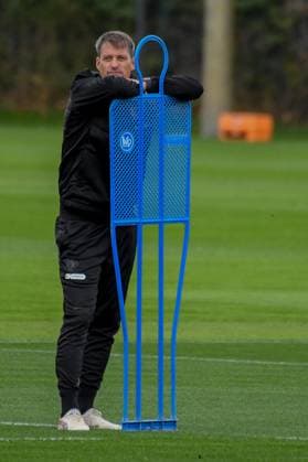 Coach Alexander Blessin Pauli Germany , Hamburg , Training ground at Kollaustrasse , Football , 1 Bundesliga , Training of FC St Pauli