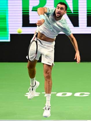 STOCKHOLM, SWEDEN 20251015 Marin Cilic, Croatia, in his match against Casper Ruud, Norway, during the BNP Paribas Nordic Open tennis tournament at the Royal Swedish Tennis Hall STOCKHOLM SWEDEN x10030x  Copyright: xJonasxEkströmer TTx TENNIS NORDIC OPEN
