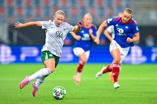 Football, Women, CL, Valerenga IF - VfL Wolfsburg