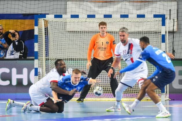 PLOCK 15.10.2025 MECZ 5. KOLEJKA LIGA MISTRZOW PILKA RECZNA MEZCZYZN SEZON 2025 2026 ORLEN WISLA PLOCK - PSG --- MENS HALDBALL EHF CHAMPIONS LEAGUE SEASON 2025 2026 MATCH: SPR WISLA PLOCK - PARIS SAINT-GERMAIN MIKEL MOLLER LOKVIST FOT. JACEK PRONDZYNSKI FOTOPYK NEWSPIX.PL --- newspix.pl 