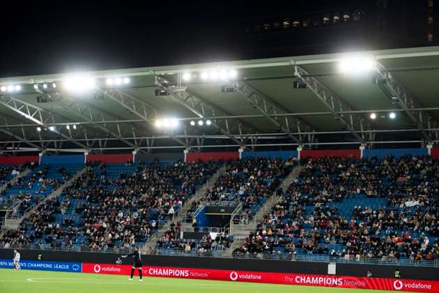 Football Women s Champions League, 2nd round Valerenga Wolfsburg Oslo 20251015 Audience during the Champions League football match between Valerenga and Wolfsburg at Intility arena Photo Annika Byrde NTB Oslo Norway EDITORIAL USE ONLY RESTRICTED USE FOR BETTING COMPANIES  Copyright: xAnnikaxByrdex xNTBx