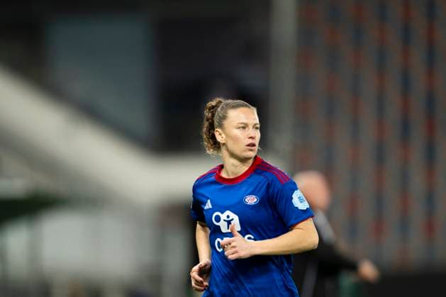 Football Women s Champions League, 2nd round Valerenga Wolfsburg Oslo 20251015 Valerenga s Synne Skinnes Hansen during the Champions League football match between Valerenga and Wolfsburg at Intility Arena Photo Annika Byrde NTB Oslo Norway EDITORIAL USE ONLY RESTRICTED USE FOR BETTING COMPANIES  Copyright: xAnnikaxByrdex xNTBx