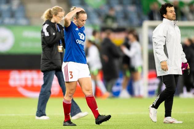 Football Women s Champions League, 2nd round Valerenga Wolfsburg Oslo 20251015 Valerenga s Michaela Kovacs during the Champions League football match between Valerenga and Wolfsburg at Intility Arena Photo Annika Byrde NTB Oslo Norway EDITORIAL USE ONLY RESTRICTED USE FOR BETTING COMPANIES  Copyright: xAnnikaxByrdex xNTBx