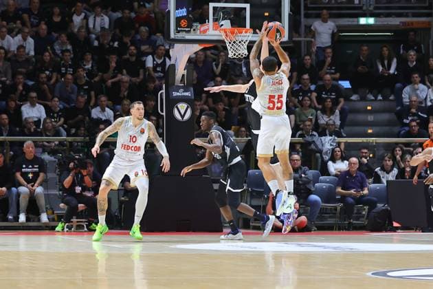 55 MIKE JAMES AS Monaco Match Virtus - AS Monaco 15-10-2025 during Virtus Bologna vs AS Monaco, Basketball Euroleague match in Bologna, Italy, October 15 2025  Copyright: xValentinoxOrsini IPAxSportx xipa-agency.netx xx IPA_66613725 IPA_Agency_IPA66613725