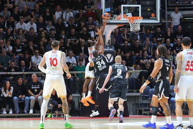 11 ALFA DIALLO AS Monaco Match Virtus - AS Monaco 15-10-2025 34 Karim JALLOW Virtus Olidata Match Virtus - AS Monaco 15-10-2025 during Virtus Bologna vs AS Monaco, Basketball Euroleague match in Bologna, Italy, October 15 2025  Copyright: xValentinoxOrsini IPAxSportx xipa-agency.netx xx IPA_66613761 IPA_Agency_IPA66613761