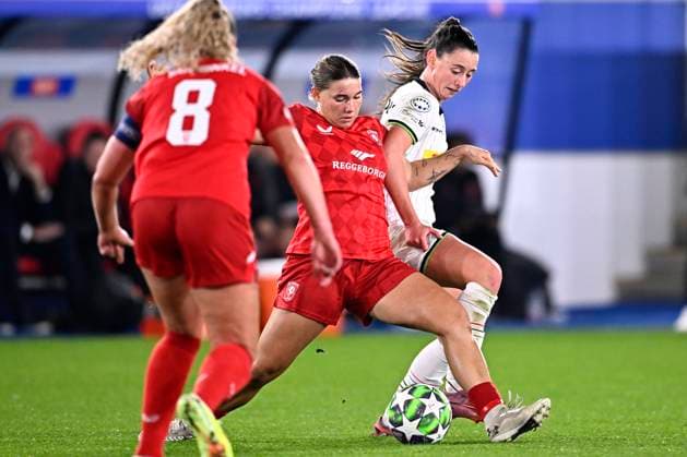 OH Leuven v FC Twente - UEFA Women s Champions League LEUVEN, BELGIUM - OCTOBER 15 : Reynders Aurelie midfielder of OH Leuven during the UEFA Women s Champions League 2025 26 League Phase MD2 match between OH Leuven and Twente on October 15, 2025 in Leuven, Belgium, 15 10 2025 Leuven Belgium  Copyright: xTomasxSiskx