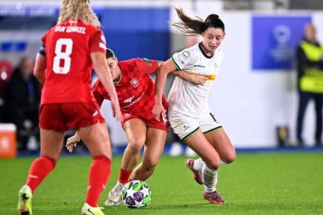 OH Leuven v FC Twente - UEFA Women s Champions League LEUVEN, BELGIUM - OCTOBER 15 : Reynders Aurelie midfielder of OH Leuven during the UEFA Women s Champions League 2025 26 League Phase MD2 match between OH Leuven and Twente on October 15, 2025 in Leuven, Belgium, 15 10 2025 Leuven Belgium  Copyright: xTomasxSiskx