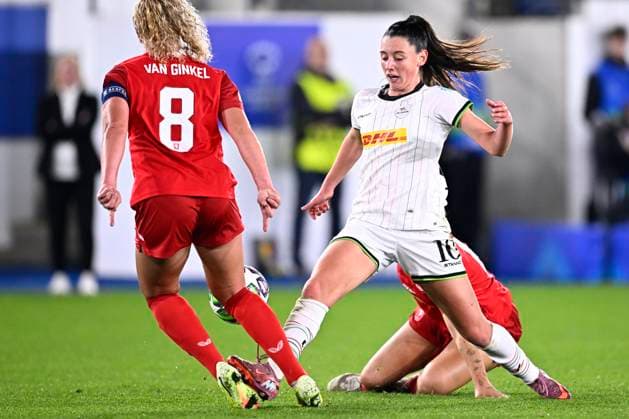 OH Leuven v FC Twente - UEFA Women s Champions League LEUVEN, BELGIUM - OCTOBER 15 : Reynders Aurelie midfielder of OH Leuven during the UEFA Women s Champions League 2025 26 League Phase MD2 match between OH Leuven and Twente on October 15, 2025 in Leuven, Belgium, 15 10 2025 Leuven Belgium  Copyright: xTomasxSiskx