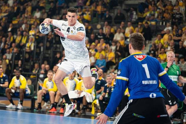 KIELCE 15.10.2025 MECZ 5. KOLEJKA LIGA MISTRZOW PILKA RECZNA MEZCZYZN SEZON 2025 2026 --- MENS HALDBALL EHF CHAMPIONS LEAGUE SEASON 2025 2026 MATCH: INDUSTRIA KIELCE - HBC NANTES AYMERIC MINNE FOT. MICHAL TRZPIS 400MM.PL NEWSPIX.PL --- newspix.pl 