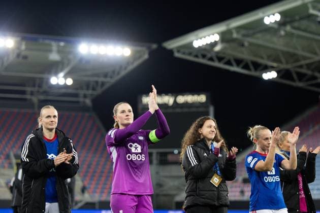 Players of Valerenga are seen after the UEFA Womens Champions League football match between Valerenga and Wolfsburg at Intility Arena in Oslo, Norway. Copyright: xAnexFrosakerx xSPPx Sportspressphoto_SPR43027