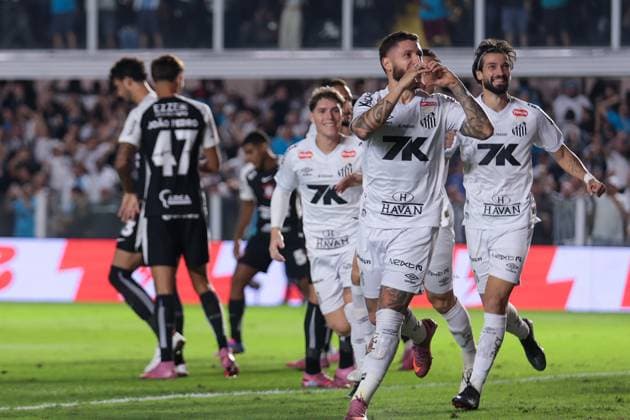 Football, Brazil, FC Santos - Corinthians Sao Paulo