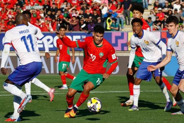 Football, U20 World Cup, Morocco - France