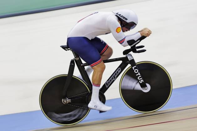 2025 UCI Para-Cycling Track World Championships Picture by Alex Whitehead SWpix.com - 16 10 2025 - Cycling - 2025 UCI Para-Cycling Track World Championships - Rio Olympic Velodrome, Rio de Janeiro, Brazil - MC5 1 Km Time Trial Qualifying - Blaine Hunt (Great Britain) Copyright: x xSWpix.comx(t axPhotographyxHubxLtd)xAlexxWhitehead SWpix.comx SWP-3030-9469