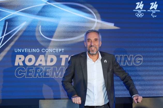 Unveling concept opening ceremony Milano-Cortina 2026, Andrea Varnier, CEO Milano-Cortina, 16 October 2025, Milan (photo Gian Mattia D™Alberto Lapresse)  Copyright: xGianxMattiaxD Albertox-xLaPressex