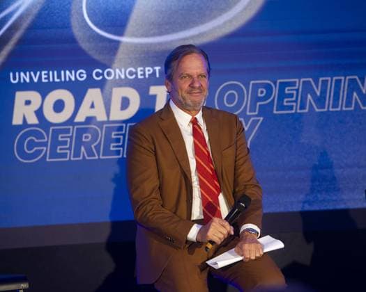 foto Mario Romano IPP Milano 16 10 2025 Conferenza Stampa: -Unveiling Concept Opening Ceremony - Milano Cortina 2026- nella foto Marco Balich, Chairman di Balich Worldwide Shows Italy Photo Press - World Copyright italy ITALY  Copyright: xR4924_italyphotopressx