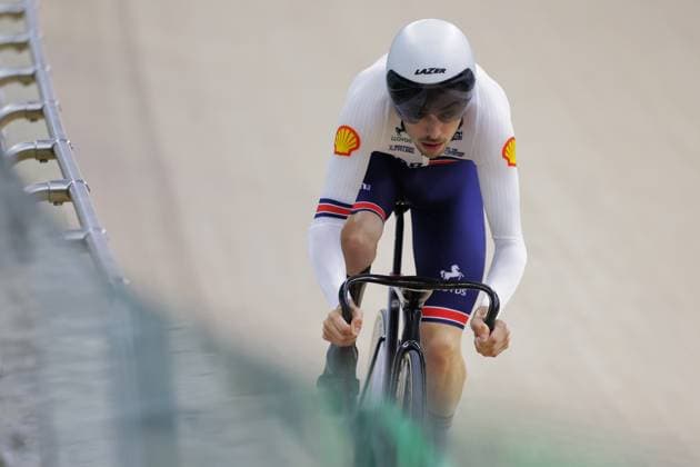 2025 UCI Para-Cycling Track World Championships Picture by Alex Whitehead SWpix.com - 16 10 2025 - Cycling - 2025 UCI Para-Cycling Track World Championships - Rio Olympic Velodrome, Rio de Janeiro, Brazil - MC3 Sprint 200m Flying Start Qualifying - Finlay Graham (Great Britain) Copyright: x xSWpix.comx(t axPhotographyxHubxLtd)xAlexxWhitehead SWpix.comx SWP-3030-9508