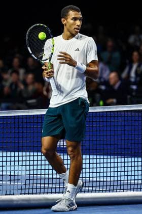 Canadian Felix Auger-Aliassime pictured during the European Open ATP, Tennis Herren tennis tournament in Brussels, on Thursday 16 October 2025. This year s edition of the tournament is taking place from 12 to 19 October 2025. DAVIDxPINTENS  x136982089x