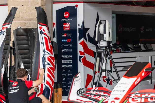 Formula 1 MSC Cruises United States Grand Prix 2025 Alexis Perrin OVERTAKE MAXPPP - Austin 16 10 2025 New livery for MoneyGram Haas F1 Team at the Formula 1 MSC Cruises United States Grand Prix 2025, the 19th round of the 2025 FIA Formula 1 World Championship, WM, Weltmeisterschaft at the Circuit of The Americas in Austin, Texas, United States, from October 16 to 19, 2025 Austin Circuit of The Americas United States  Copyright: xOVERTAKE MAXPPPxAlexisxPerrinx OVT202510169407 OVT202510169407