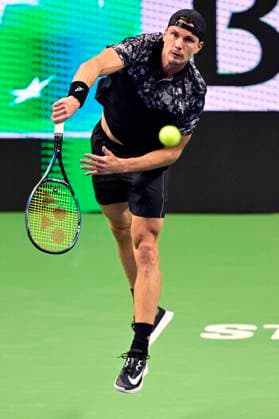 STOCKHOLM, SWEDEN 20251016 Marton Fucsovics, Hungary, in his match against Holger Rune, Denmark, during the BNP Paribas Nordic Open tennis tournament at the Royal Swedish Tennis Hall STOCKHOLM SWEDEN x10030x  Copyright: xJonasxEkströmer TTx TENNIS NORDIC OPEN