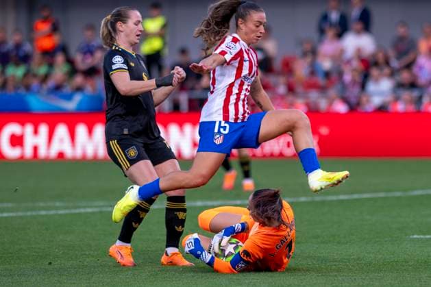 October 16, 2025, Alcala De Henares, Madrid, Spain: during the UEFA Women s Champions League soccer match between ATLETICO DE MADRID WOMENS - Manchester United, ManU WOMENS, held on October 16, 2025, at the AlcaloÂ¡ de Henares Sports Center in Madrid, Spain. Alcala De Henares Spain - ZUMAc312 20251016_zsp_c312_029 Copyright: xOscarxManuelxSanchezx