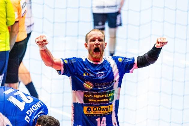 16 10 2025, GER, Handball, Men, Season 25 26, Daikin 1 Bl, 9 Matchday ThSV Eisenach SG Flensburg Handewitt Peter Walz ThSV Eisenach,14 99817 Eisenach Werner Assmann Halle Am Sportp Thueringen Germany