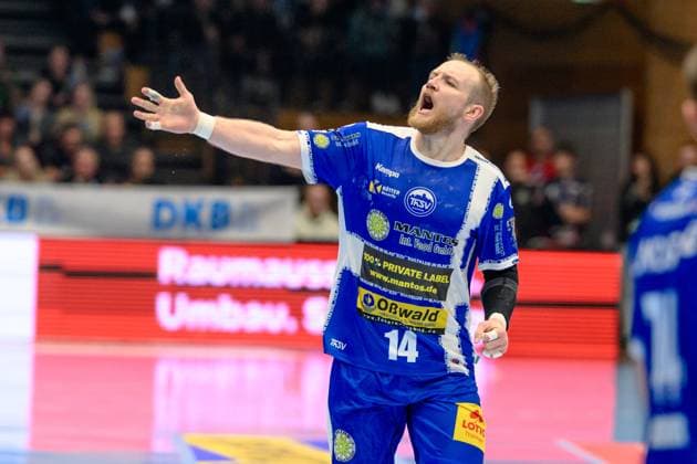 Peter, Walz Kreislaeufer, ThSV Eisenach, 14 GER, Thuringia, ThSV Eisenach v SG Flensburg Handewitt, 1 Daikin Handballbundesliga, Handball, Matchday 9, Season 2025 2026, 16 10 2025 GER, Thuringia, ThSV Eisenach v SG Flensburg Handewitt, 1 Daikin Handballbundesliga, Handball, Matchday 9, Season 2025 2026, 16 10 2025 Eisenach Copyright: xEibner-Pressefoto MartinxHerbstx EP_MHT