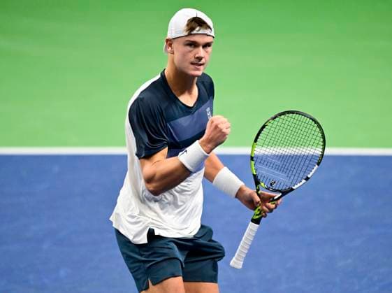 STOCKHOLM, SWEDEN 20251016 Holger Rune, Denmark, in his match against Marton Fucsovics, Hungary, during the BNP Paribas Nordic Open tennis tournament at the Royal Swedish Tennis Hall STOCKHOLM SWEDEN x10030x  Copyright: xJonasxEkströmer TTx TENNIS NORDIC OPEN