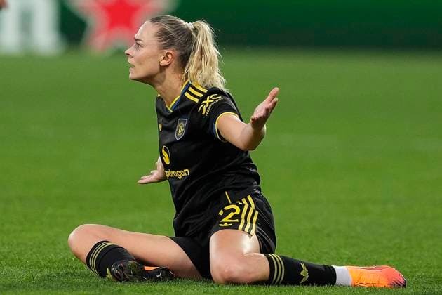 CLUB ATLETICO DE MADRID v Manchester United, ManU WOMEN. UEFA WOMEN S CHAMPIONS LEAGUE 2024 2025. MATCHDAY 2. Manchester United Women™s Fridolina Rolfo during UEFA Women s Champions League, matchday 2. October 16, 2025. (ALTERPHOTOS Acero) Alcala de HenaresSpain  Copyright: xAcerox