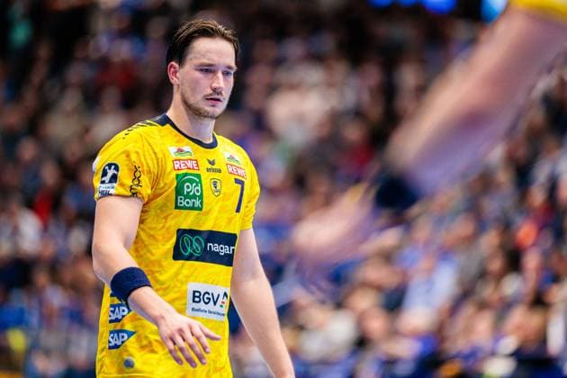 Robert Timmermeister Rhein Neckar Loewen, 07 ist enttaeuscht unzufrieden GER, TBV Lemgo Lippe vs Rhein Neckar Loewen, Handball, 1 Bundesliga, 9 Spieltag, Spielzeit 2025 2026, 16 10 2025 GER, TBV Lemgo Lippe vs Rhein Neckar Loewen, Handball, 1 Bundesliga, 9 Spieltag, Spielzeit 2025 2026, 16 10 2025 Lemgo Copyright: xEibner-Pressefoto JanxRollingerx EP_JSK