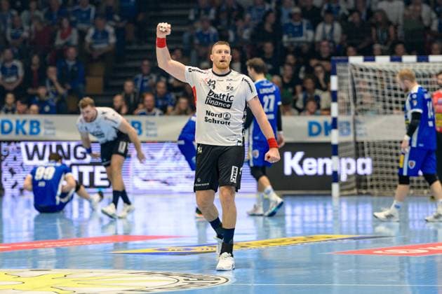 Blaz, Blagotinsek Kreislaeufer, SG Flensburg Handewitt, 43 GER, Thuringia, ThSV Eisenach v SG Flensburg Handewitt, 1 Daikin Handballbundesliga, Handball, Matchday 9, Season 2025 2026, 16 10 2025 GER, Thuringia, ThSV Eisenach v SG Flensburg Handewitt, 1 Daikin Handballbundesliga, Handball, Matchday 9, Season 2025 2026, 16 10 2025 Eisenach Copyright: xEibner-Pressefoto MartinxHerbstx EP_MHT