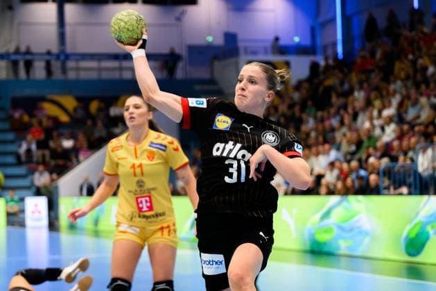 Gummersbach Handball Womens European Championship Qualification, Germany North Macedonia Alexia Hauf Germany Gummersbach Schwalbe Arena Germany