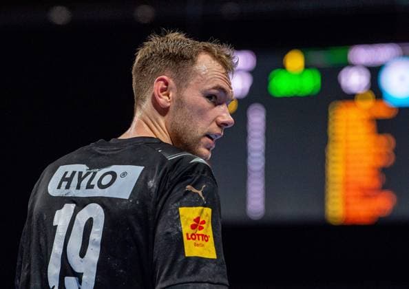 Handball, Men, Season 2025 2026, Champions League Group A, Matchday 5 , Füchse Berlin Kolstad Handball, Mathias Gidsel Füchse Berlin , 16 10 2025, Copyright: xSebastianxRäppold MatthiasxKochx