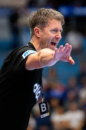 Gummersbach Womens Handball European Championship Qualification, Germany North Macedonia Coach Markus Gaugisch Germany Gummersbach Schwalbe Arena Germany