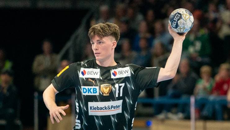 16 10 2025, Handball, Men, Machineseeker, EHF 2025 26, Champions League, Group A, Matchday 5, Füchse Berlin Kolstad Handball Nils Lichtlein Füchse Berlin Berlin Max Schmeling Halle Brandenburg Germany