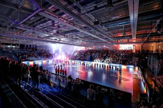 16 10 2025, Handball, EHF Womens International Match, European Championship Qualification 2026, Germany North Macedonia, Schwalbe Arena in Gummersbach, Germany Womens national team of Germany North Rhine-Westphalia, Germany