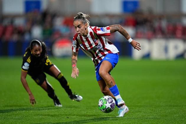 October 16, 2025, Alcala De Henares, Madrid, Spain: Macarena Portales of Atletico de Madrid in action during the UEFA Women s Champions League 2025 26 league phase MD2 match between Atletico de Madrid and Manchester United, ManU Women at Centro Deportivo Wanda Alcala de Henares on October 16, 2025 in Alcala de Henares, Madrid, Spain. Alcala De Henares Spain - ZUMAa181 20251016_zaa_a181_097 Copyright: xDennisxAgyemanx