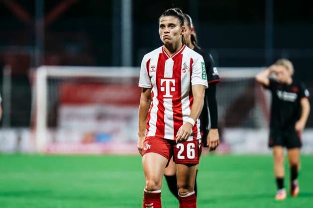 Google Pixel Womens Bundesliga 1 FC Köln Bayer 04 Leverkusen 16 10 2025 Martyna Wiankowska 1 FC Köln, 26 Google Pixel Womens Bundesliga 1 FC Köln Bayer 04 Leverkusen, Franz Kremer Stadion 16 10 2025 Copyright: xBEAUTIFULxSPORTS Freisenx