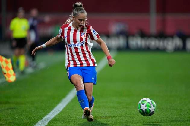 October 16, 2025, Alcala De Henares, Madrid, Spain: Andrea Medina Martin of Atletico de Madrid in action during the UEFA Women s Champions League 2025 26 league phase MD2 match between Atletico de Madrid and Manchester United, ManU Women at Centro Deportivo Wanda Alcala de Henares on October 16, 2025 in Alcala de Henares, Madrid, Spain. Alcala De Henares Spain - ZUMAadri 20251016_zaa_a181_086 Copyright: xOscarxJ.xBarrosox