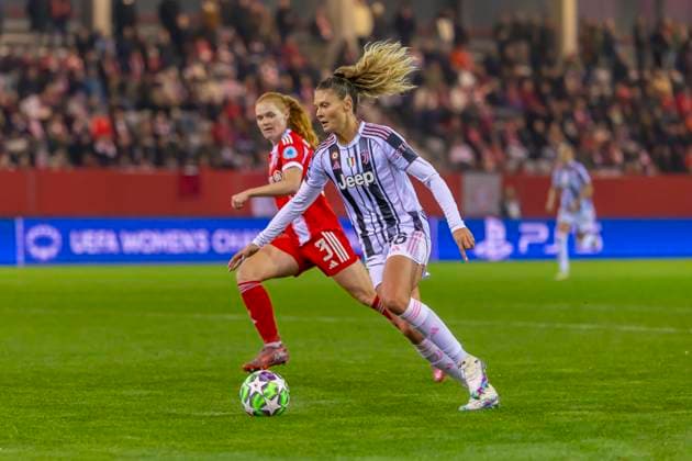 Munich, Germany 04 November 2024 CL Women 2025 2026 FC Bayern Munich vs Juventus Turin In the picture Michela Cambiaghi Turin FC Bayern Campus Bayern Copyright: xFotostandx xSchäferx