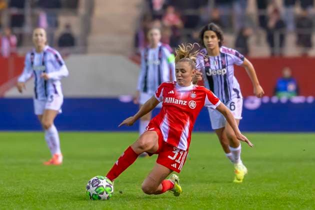 Munich, Germany 04 November 2024 CL Women 2025 2026 FC Bayern Munich vs Juventus Turin In the picture Georgia Stanway FCB FC Bayern Campus Bayern Copyright: xFotostandx xSchäferx